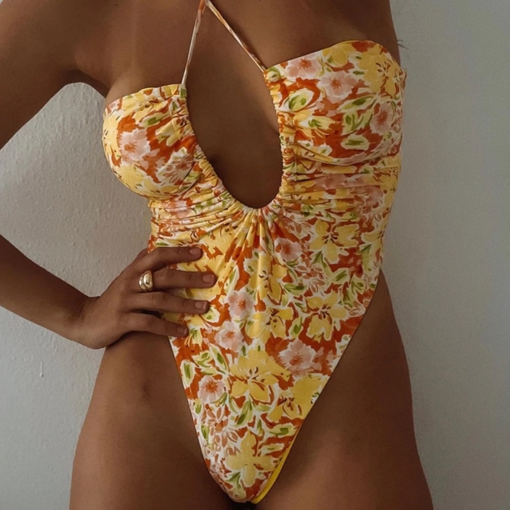 COPY - Princess Polly Swim - Yellow One Piece NEVER WORN